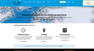 ESS evaluation portal (screenshot)